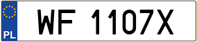 Truck License Plate